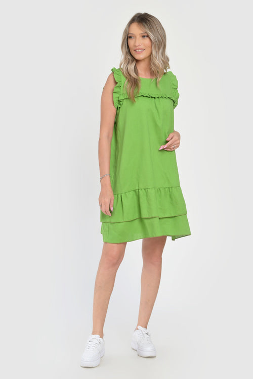 Natalee Fashion Rochie Rochie de zi verde Alessia