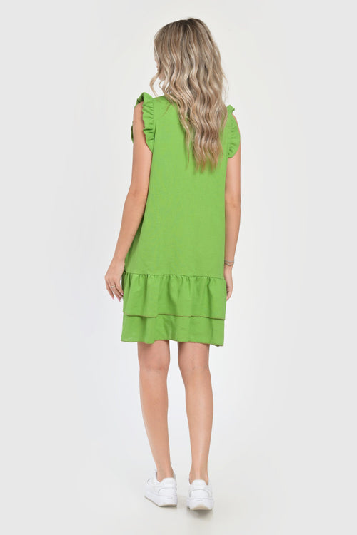 Natalee Fashion Rochie Rochie de zi verde Alessia