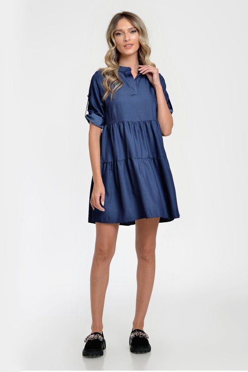 Natalee Fashion Rochie Rochie denim Dalia