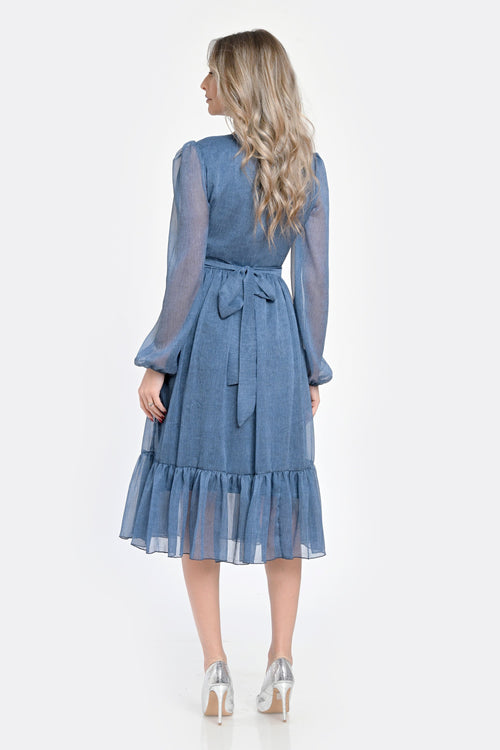 Rochie eleganta denim Danna Natalee Fashion