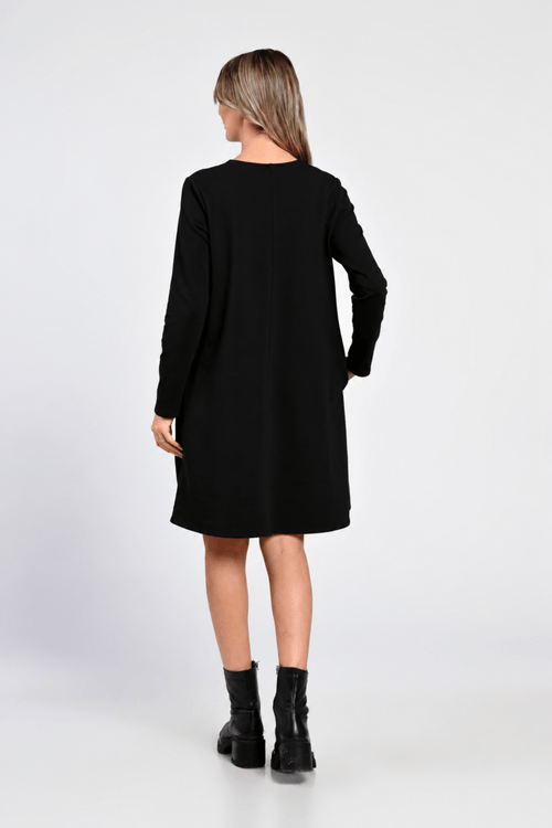 Rochie Eranthe A line neagra Eranthe