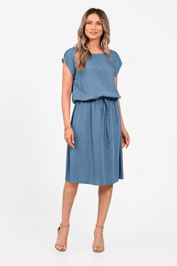 Rochie Eranthe gri petrol Eranthe