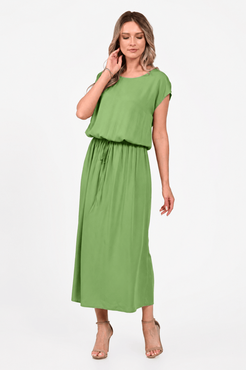 Rochie Eranthe midi verde Eranthe