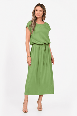 Rochie Eranthe midi verde Eranthe