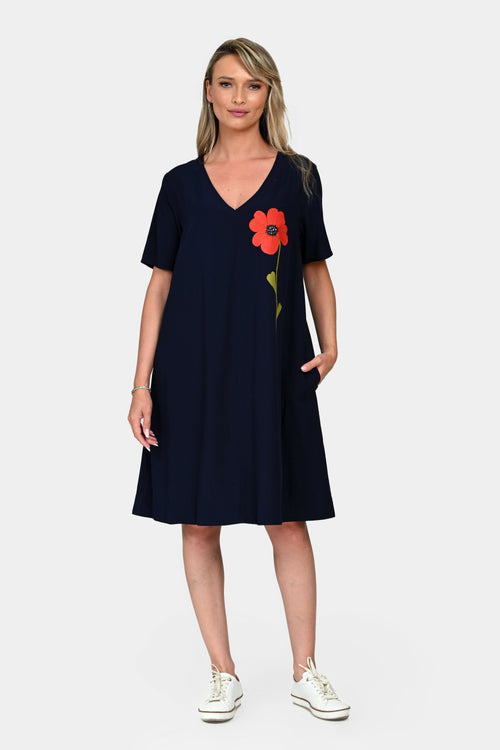 Rochie Eranthe Red Flower Eranthe