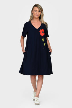 Rochie Eranthe Red Flower Eranthe