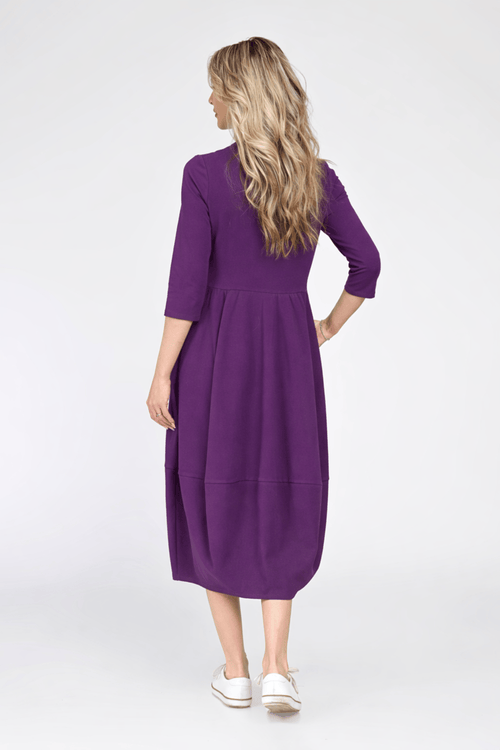 Rochie Eranthe tip lalea mov Eranthe