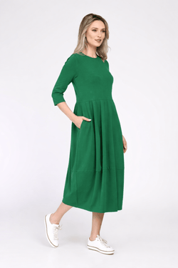 Rochie Eranthe tip lalea verde Eranthe