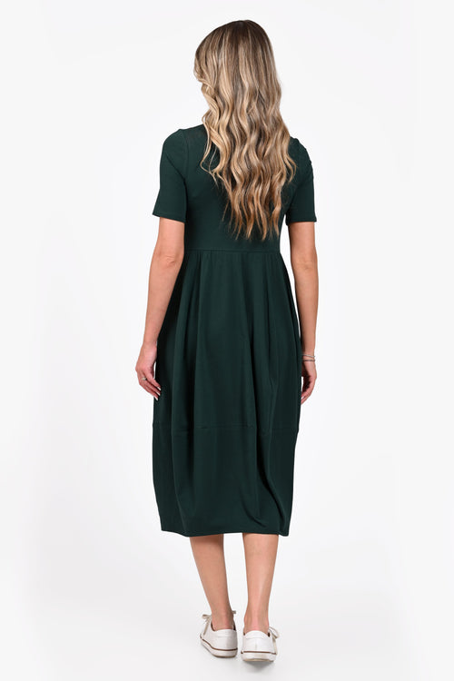 Rochie Eranthe tip lalea verde Eranthe