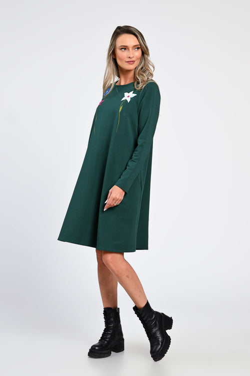 Rochie Eranthe verde Eranthe