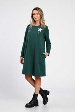 Rochie Eranthe verde Eranthe