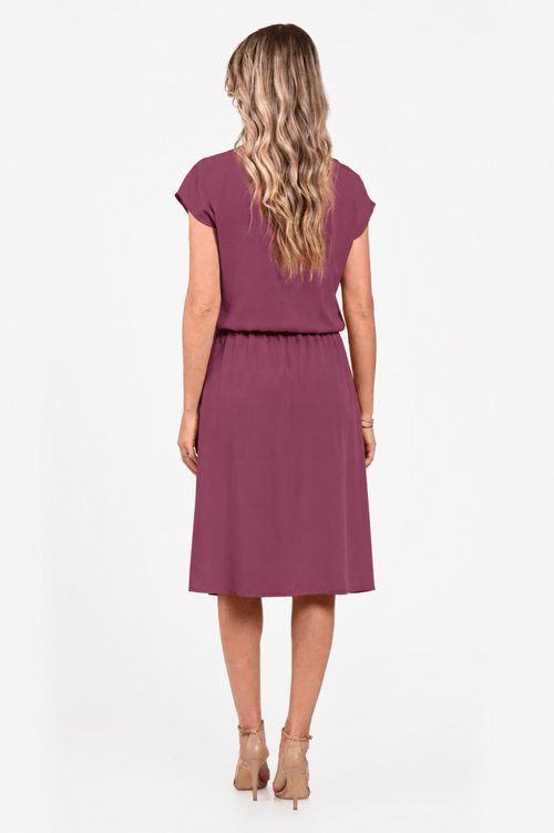 Rochie Eranthe visiniu prafuit Eranthe