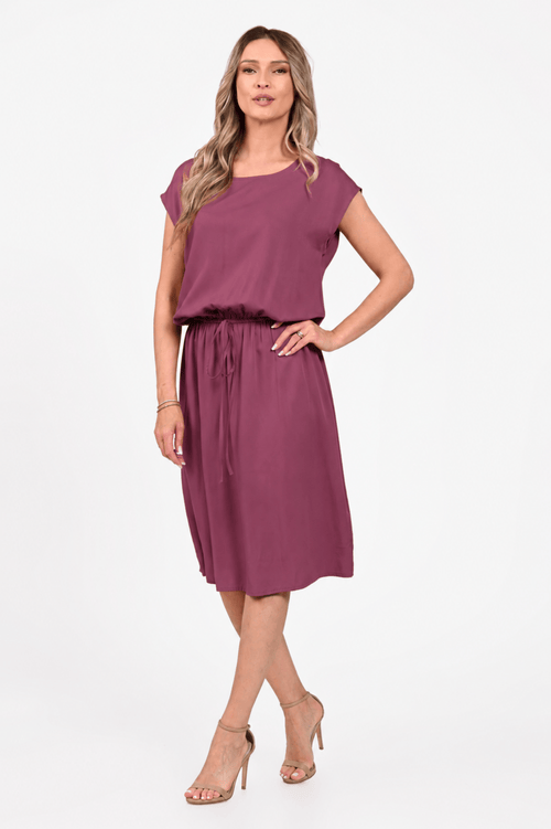Rochie Eranthe visiniu prafuit Eranthe