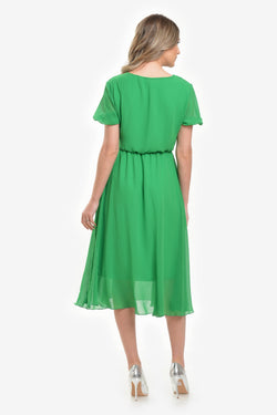 Natalee Fashion Rochie Rochie voal verde Gilda