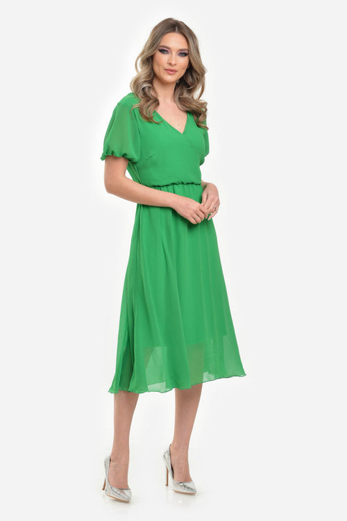 Natalee Fashion Rochie Rochie voal verde Gilda