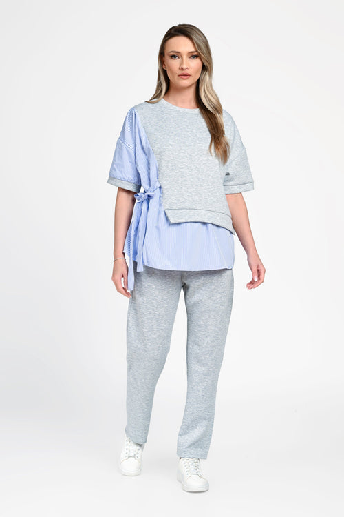 Trening damă casual cu detalii tip cămașă Bianca Natalee