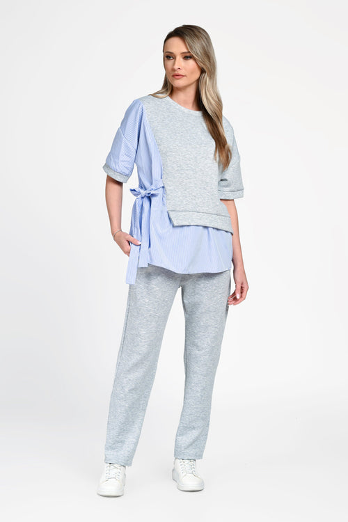 Trening damă casual cu detalii tip cămașă Bianca Natalee