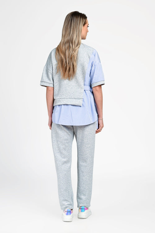 Trening damă casual cu detalii tip cămașă Bianca Natalee