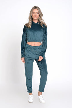 Natalee Fashion TRENING Trening verde inchis scurt Eliodora